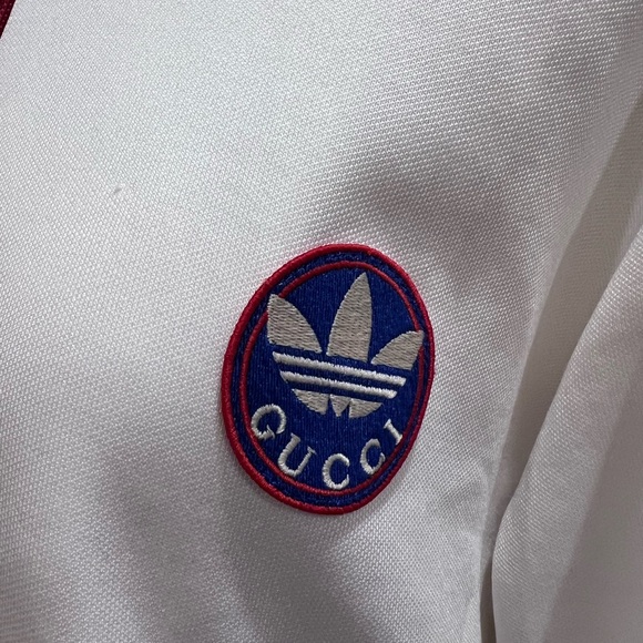 Gucci Adidas White and Red Jacket - Picture 7 of 14